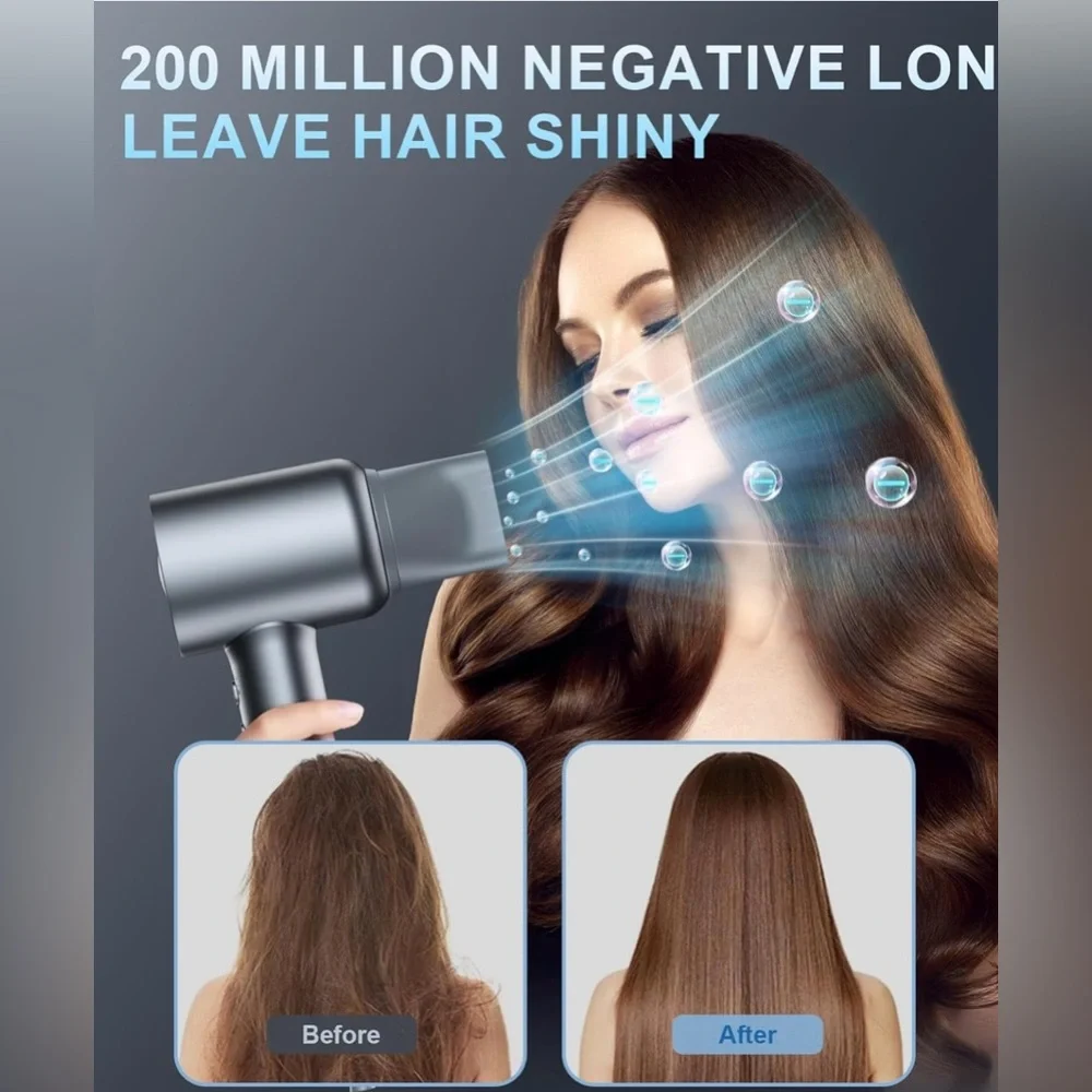NIB! lonic Sleek Silver Hair Dryer